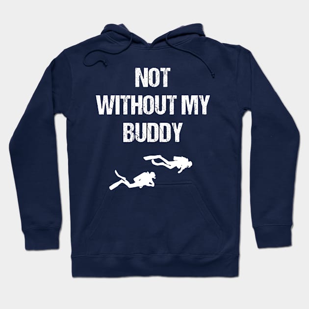 Scuba Diving Buddy Hoodie by Tengelmaker